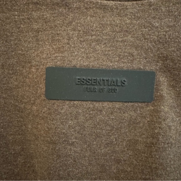Essentials FEAR OF GOD brown long sleeve shirt - Picture 2 of 5
